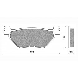 Τακάκια Daytona 45875 (FA319)(FD345) Τακάκια Daytona 45875 (FA319)(FD345)